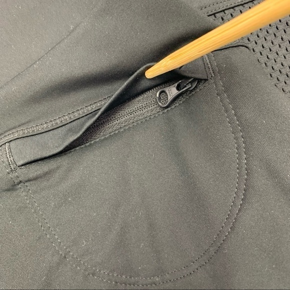 Adidas by Stella McCartney Logo Black Leggings Size XS Mesh Insets Athleisure - Picture 6 of 15